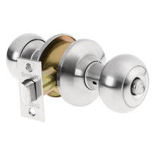 Cargar imagen en el visor de la galería, Cerradura pomo, cromo mate, oval, baño