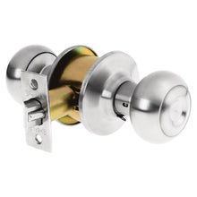 Cargar imagen en el visor de la galería, Cerradura pomo, cromo mate, oval, entrada