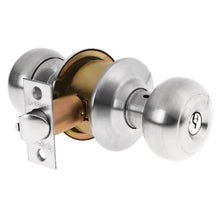 Cargar imagen en el visor de la galería, Cerradura pomo, cromo mate, oval, recamara