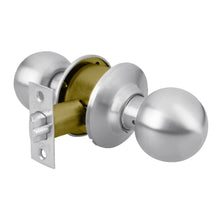 Cargar imagen en el visor de la galería, Cerradura pomo, cromo mate, esfera, entrada