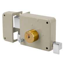 Cargar imagen en el visor de la galería, Cerradura de sobreponer, clásica, instala-fácil, tetra, izq