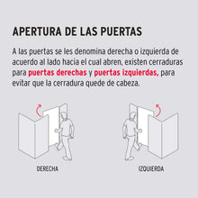 Cargar imagen en el visor de la galería, Cerradura de sobreponer, clásica, izquierda