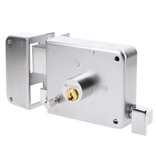 Cargar imagen en el visor de la galería, Cerradura sobreponer, clásica, instala-fácil, izq., cromo