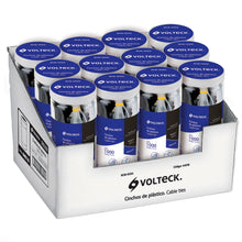 Cargar imagen en el visor de la galería, Cincho plástico, blanco y negro, bote con 1000 piezas