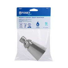 Cargar imagen en el visor de la galería, Regadera cuadrada, metálica, sin brazo Aqua