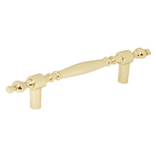 Cargar imagen en el visor de la galería, Jaladera, latón brillante, estilo Colonial