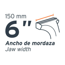 Cargar imagen en el visor de la galería, Tornillos de banco uso industrial, hierro nodular, 6'