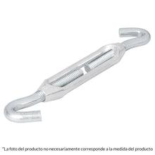 Cargar imagen en el visor de la galería, Tensor zinc, 1/4', gancho-gancho