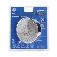 Cargar imagen en el visor de la galería, Regadera 5 funciones, sin brazo, cromo, Element