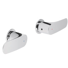 Cargar imagen en el visor de la galería, Juego de 2 manerales, regadera, cromo, Riviera