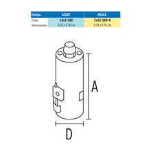 Cargar imagen en el visor de la galería, Calentador de Depósito, 38L, gas LP, 1 servicio