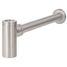 Cargar imagen en el visor de la galería, Céspol de bote p/lavabo minimalista s/contra, satín, 1-1/4'