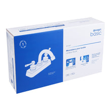 Cargar imagen en el visor de la galería, Mezcladora plástica lavabo, cuello curvo, manerales palanca