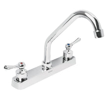 Cargar imagen en el visor de la galería, Mezcladora plástica para fregadero, cuello corto, palanca