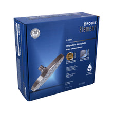 Cargar imagen en el visor de la galería, Regadera de latón, 8', sin brazo, satinado, Element