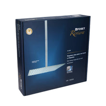 Cargar imagen en el visor de la galería, Regadera acero inoxidable, 12', con brazo, satinado, Riviera