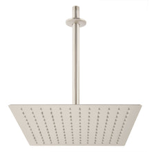 Cargar imagen en el visor de la galería, Regadera acero inoxidable, 12', con brazo, satinado, Riviera