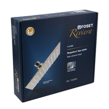 Cargar imagen en el visor de la galería, Regadera acero inoxidable, 10', sin brazo, satinado, Riviera