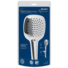 Cargar imagen en el visor de la galería, Regadera manual con soporte, cromo, Riviera