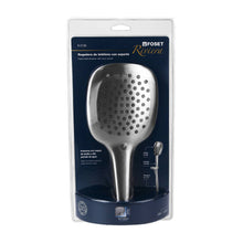 Cargar imagen en el visor de la galería, Regadera manual con soporte, satín, Riviera