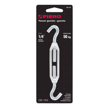 Cargar imagen en el visor de la galería, Tensor zinc, 1/4', gancho-gancho