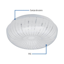 Cargar imagen en el visor de la galería, Plafón redondo, decorativo, 8W, 6500K, LED