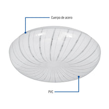 Cargar imagen en el visor de la galería, Plafón redondo, decorativo, 18W, 6500K, LED
