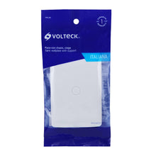 Cargar imagen en el visor de la galería, Placa de ABS, ciega, línea Italiana, color blanco