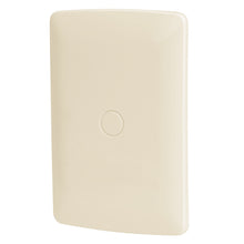 Cargar imagen en el visor de la galería, Placa de ABS ciega, línea Italiana, color marfil