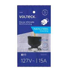 Cargar imagen en el visor de la galería, Clavija industrial reforzada, 2 polos, 3 hilos, 15A, 125V