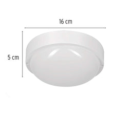 Cargar imagen en el visor de la galería, Plafón redondo, 15W, 6500K, IP54, LED