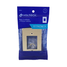 Cargar imagen en el visor de la galería, Placa 3 módulos, de aluminio, línea Económica