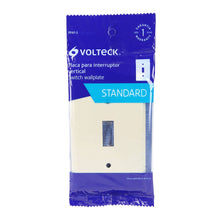 Cargar imagen en el visor de la galería, Placa para interruptor vertical, de ABS, línea Standard