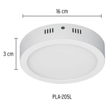 Cargar imagen en el visor de la galería, Plafón redondo, moderno, 12W, 6500K, LED, blanco