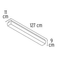 Cargar imagen en el visor de la galería, Luminario sobreponer, 2X18W, T8, de LED