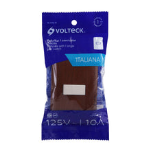 Cargar imagen en el visor de la galería, Placa armada 1 interruptor sencillo, madera, línea Italiana