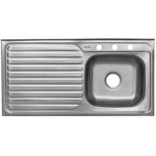 Cargar imagen en el visor de la galería, Tarja de sobreponer 100 x 50 cm, tina derecha, Basic