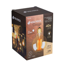 Cargar imagen en el visor de la galería, Lámpara incandescente vintage, 40W, globo