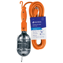 Cargar imagen en el visor de la galería, Lámpara de taller metálica con contacto aterrizado, 7.5 m