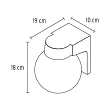 Cargar imagen en el visor de la galería, Arbotante tipo globo, 1XE26