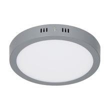 Cargar imagen en el visor de la galería, Plafón redondo, moderno, 18 W, 6500K, LED, gris