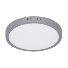 Cargar imagen en el visor de la galería, Plafón redondo, moderno, 24 W, 6500K, LED, gris