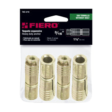 Cargar imagen en el visor de la galería, Taquete de expansión, 3/16', bolsa 4 piezas