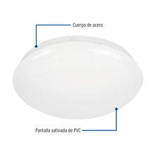 Cargar imagen en el visor de la galería, Luminario de LED de sobreponer tipo plafón, 8W, 600 lm