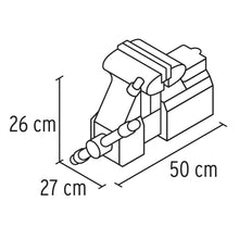 Cargar imagen en el visor de la galería, Tornillos de banco uso industrial, hierro nodular, 8'
