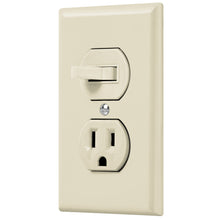 Cargar imagen en el visor de la galería, Placa armada interruptor y contacto, línea Standard, marfil