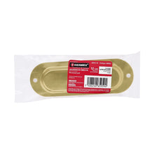 Cargar imagen en el visor de la galería, Jaladera de embutir, redonda, latón brillante