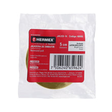 Cargar imagen en el visor de la galería, Jaladera de embutir latonada tipo dedal #4