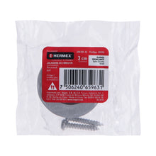 Cargar imagen en el visor de la galería, Jaladera de embutir cromada tipo dedal #2