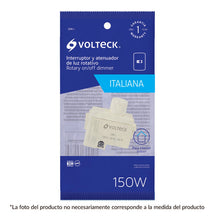 Cargar imagen en el visor de la galería, Dimmer giratorio, línea Italiana, marfil